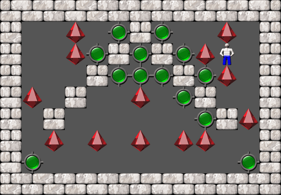 Сокобан Bugs collection 2 уровень 30